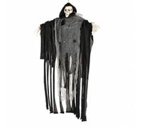 Qianly Décoration Suspendue d'halloween Fixation Suspente Suspendu Acceoire Hantée Réaliste pr s Hantées, Crâne Suspendu