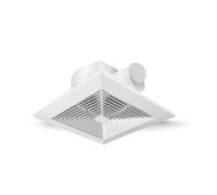 Qianly Extracteur Plafond avec Clapet Anti-Retour Économique En Énergie Extracteur D'air avec Clapet Anti-Retour Polyvalent, 8 Pouces, Type De Retour