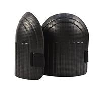 Qianly Genouillères de Jardinage Coussin En Mousse EVA Genouillères de Protection Durables pour La Réparation de Voiture Sangles Réglables, Le noir