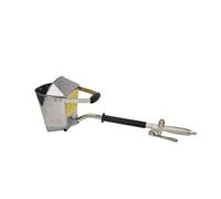 Qianly Lance à Mortier Portable Lance à Ciment avec Trémie Robuste Outil pour Maçonnerie, Chantier, Style to 3, 72 Cm