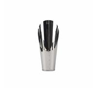 Qianly Mini Pelle à Désherber Outil de Plantation Succulentes Antirouille Truelle de Plantation pour Jardinage, Moyen, Pelle Cylindrique en Acier Inoxydable