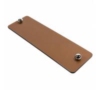 Qianly Plateau Rectangulaire En Verre Traparent Morne Plateau Supports Sphériques Métalliques Compact Présentoir Table pr Décoration Intérieure, Marron