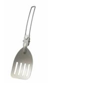 Qianly Spatule Camping Pliable Léger Pelle à Frire Pliable pour Randonnée, Slotted Spatula