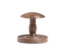 Qianly Support Chapeau Porte Perruque Support Chapeau Casque Organisateur Domique Bois Base Ronde Fonction Pratique Convient Aux Espaces Commerciaux Usage Do, S