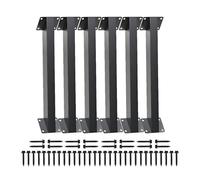 Qianly Supports D'angle Robustes pour Pergola, Assemblage Intérieur, pour, Escaliers et Terrasses, 6 Pièces