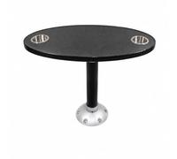 Qianly Table Ovale Bateau Pratique Table Plateau Amovible Intérieur pr, Carbone