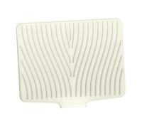 Qianly Tapis D'évier, Tapis égouttoir à Vaisselle, Tapis de Drainage, Tapis de Protection D'évier Compact et Résistant Aux Hautes Températures, Tapis, Beige