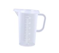 Qianly Tasse à Mesurer pour La Cuisine, Pichet Polyvalent avec Bec Verseur et Poignée Graduée Résistante à La Chaleur. Convient pour Mélanger La Farine et Le, 250 Ml
