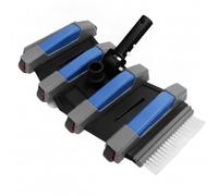 Qianly Tête D'aspirateur Piscine avec Brosses Rectangulaire Tête Balai Lestée Léger Accessoire pour Spa