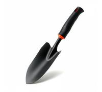 Qianly Truelle de Jardinage Truelle Main Pelle Transplantoir Désherbeur en Acier Carbone Haute Résistance Revêtement Protecteur Manche Confort Ergonomique, Pelle À Terre