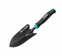 Qianly Truelle de Jardinage Truelle Main Pelle Transplantoir Désherbeur en Acier Carbone Haute Résistance Revêtement Protecteur Manche Confort Ergonomique, Pelle À Sol Bleue