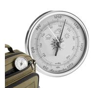 Qiaonan Baromètre Intérieur,Indicateur météo de haute précision 70mm | Manomètre à Cadran Classique | pour Maison, Voiture, Station, Bateau, Pêche, Camping, Marine, Patio, Chambre, Neige,