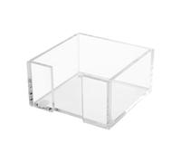 Qiaonan Porte-Notes Autocollants Bureau,Organisateur Portable Transparent En Acrylique,Support D'Organisation Pour Notes Adhésives - Pour Bureau Maison Chambre Salle De ole Dortoir Filles
