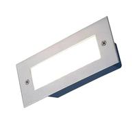 QICBYING Lampe De Marche D'extérieur Moderne, Lampe LED Rectangulaire Enterrée De Jardin 5W, Spots Encastrés D'extérieur Étanches IP65 pour Éclairage d'angle D'escalier(Warm White)