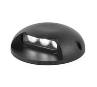 QICBYING Lumières De Paysage - Éclairage De Chemin Extérieur À LED, Lampadaire Lumineux Latéral Étanche IP65, Lumière Jardin Enterré, Spot Extérieur Encastré pour Éclairage Marche(Yellow,3W-(220V))
