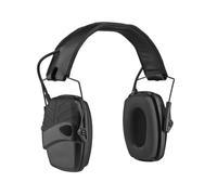 Qichill Casque Antirume Impact Hearing Casque Anti-bruit Électronique Casque Anti-bruit pour Sports de Plein Air Noir