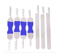 QiDAi Kit de crochetage de serrure en forme de peigne pour serrurier, facile à utiliser (7 outils)