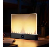 Qidures Panneau Plat Clair Protecteur Des Yeux Rechargeable, 18.5x2.2x15.3cm Lampe De Lecture LED Panneau, Lampe De Chevet LED AvecPanneau Pour Lecteurs Maison Voyage Dortoir Bureau École