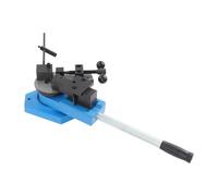 QIERF SBG-40 Cintreuse universelle en métal pour charges lourdes, pour acier rond de 15 mm, acier plat de 30 x 8 mm avec 3 formes, utilisable manuellement pour atelier, travail du métal (bleu)