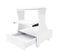 QIERF Tabouret de pédicure, repose-pieds, avec roulettes de 20 kg, pour salons de beauté, cabinets médicaux, salons de coiffure, bains familiaux, bains de pieds, manucures de pieds, massages des pieds