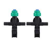 Qiilu 2pcs Filetage Externe Pulvérisateur Agricole en Forme D'éventail Buse de Pulvérisation pour l' Indicateur Pulvérisateur Sac à Dos Plante Ventilateur Buses Embouts de