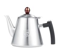 Qiilu cafetière en acier inoxydable 1.2L Acier Inoxydable Cuisinière Théière Thé Cafetière Bouilloire Résistant À La Chaleur-keeper