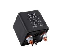 Qiilu Coupleur Separateur, 12V 200A Relais de commutation ON/OFF pour charges lourdes divisées Auto Bateau Bateau