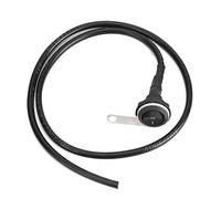 Qiilu Interrupteur de guidon étanche en acier pour motos, quads et vélos électriques tout-terrain - Fixation 22 mm, indicateur LED, fonction de retour automatique