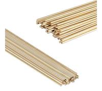 qimoi Brass en Laiton Rond Bronze Brazing Taux 40pcs HS221 1/2 Lb de Diamètre 5/64 "Sticks de Soudage Auto-Fluxage