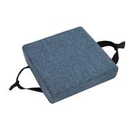 qing yun - Coussins carrés pour chaises, épais de 5/8 cm, coussins antidérapants pour salle à manger, tabourets, jardin, adaptés pour l'intérieur et l'extérieur (30 x 30 x 5 cm, bleu)