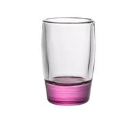 QINGGANG-0224 verres à gobelet Verre à liqueur fond coloré, 45 ml, verre épais transparent for whisky, tequila, vodka, spiritueux et liqueurs Fête au restaurant(Purple)