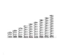 qinggw 20pcs 0.6mm 0.6x11mm Ressort de Compression en Acier Inoxydable de 0,6 mm de diamètre Fil diamètre extérieur 11mm Longueur de 10-50mm (Taille : 10mm)