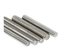 qinggw Tige filetée M2 / 2.5/3/4/5/6/8/10 / 12x250mm 304 Acier Inoxydable Fixations de Tige entièrement filetées (Taille : M2.5 x 250mm 5pcs)
