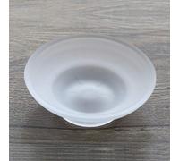 qingqingR Porte-Savon Rond Boîte De Rangement en Verre Clair Titulaire Accessoires pour Douche Salle De Bains Hôtel