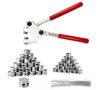 QingWing Ensemble Pince à Sceller, Kit de Pinces à Plomber avec Plombiers | Plombage Compteur Électrique avec 40 Pièces Ø 8, Ø 10 Plombiers et 40 Fils à Plomber 10 cm pour Compteurs D'eau D'électricité