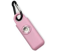 Qinux Sonnotect Alarme personnelle d'autodéfense de 125 DB avec lumière Haute visibilité LED, système d'urgence avec Fonction de sécurité avec Notifications par lumière et Son (Rose)