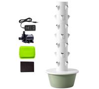QITUJOUR Mini Tour hydroponique: Espace Vert Compact pour Bureau | Dimensions compactes pour intégrer un coin jardin au bureau.(Black,7 layer)