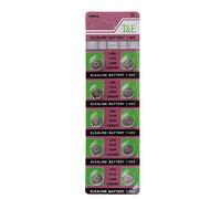 Qiulip Lot de 10 Piles Bouton alcalines AG6 1,55 V 371 SR920SW LR920 SR927 171 370 L921 LR69 SR920
