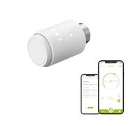 Qiumi ZigBee Thermostat radiateur Valve, etrv, Compatible avec la Plupart des Tailles de Valve, Alexa, googlehome Voice Control