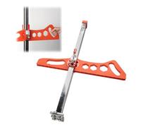 Qivine Coupe Placo Pliable, Cisaille Plaquiste Acier Inoxydable 60cm | Coupe placo pliable en acier inoxydable Echelle 60cm Profondeur 1.5-60cm Pour BA13 et panneaux de platre