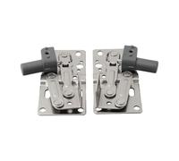 QIXCXAZ Charnières robustes pour tiroirs, conçues avec un système de fermeture amortie. Construction en acier. 1 paire de charnières pour étagères