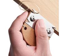 qixeuoa Coupeur De Bord - Outils De Menuiserie Avec Manche En Bois,Rabot À Main Pour Ébavurage Des Bords En Acier Inoxydable | Pour Placage PVC Stratifié Contreplaqué Panneau De Mélamine Meuble