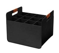 qixeuoa Sac À Bouteilles avec 12 Compartiments, Panier À Bouteilles avec | Poignée Accessoires d'alcool pour Sac À Vin S-AC De Rangement pour Bout-eilles De Vin en Feutre Caisse À V-in Pliable