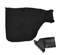 qixeuoa Sac De Collecte De Poussière Sac À Poussière pour Polisseuse | Accessoires Fixation Réglable Collecteur Noir Pour Machine De Découpe Ponçage Travail Du Bois