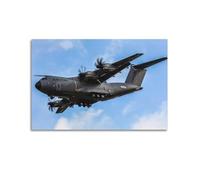 qiyan Poster décoratif sur toile avec avion de chasse Airbus A400M - Poster mural moderne pour chambre à coucher - 40 x 60 cm