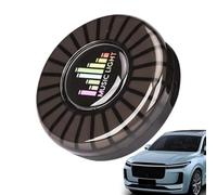 Qizeroty Diffuseur de désodorisant pour voiture, diffuseur d'air pour | voiture avec lumière | Lampe de parfum à clip pour diffuseur de | Commande vocale de lumières colorées, d'arôme