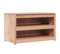 QJBSAVVA Armoire de Cuisine en Pin Massif Meppel, Meuble Bas de Rangement Rectangulaire pour Vaisselle et Provisions, Buffet Bas Moderne Coloris Chêne Brun, 106 x 55 x 64 cm