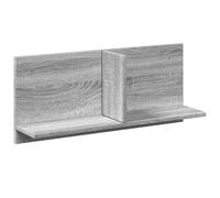 QJBSAVVA Armoire Murale 70x16,5x30 cm en Bois d'Ingénierie Sonoma Gris, Meuble Mural Suspendu Moderne pour Salon ou Bureau, Vitrine Flottante avec Espace de Rangement Pratique
