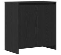 QJBSAVVA Buffet Bas Meuble de Rangement Salon, Bahut Design Minimaliste pour Salle à Manger, Cuisine et Entrée, Enfilade en Bois d'Ingénierie, Chêne Noir, 70 x 41 x 75 cm