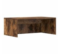 QJBSAVVA Bureau Mural Chêne Fumé 80 x 45 x 30 cm, Table Murale en Bois d'Ingénierie pour Petit Espace, Bureau Flottant Suspendu pour Ordinateur, Console de Travail à Domicile